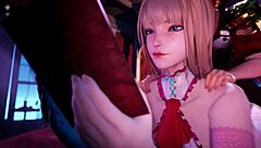 Beautiful Woman Gives Footjob Orgasm