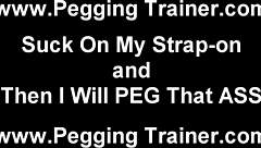 お尻に俺のデカストラポンどうよ！