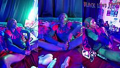 i'm your friendly neighborhood lewd spidey with big black cock and toys for masturbation