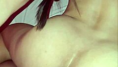 Jenny Matteo tunggang reverse cowgirl anal, pantatnya sangat ketat! 😍