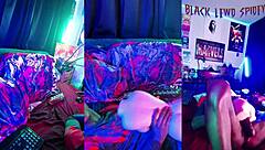 i'm your friendly neighborhood lewd spidey with big black cock and toys for masturbation