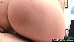 Hot teen 18+ gets facial cumshot