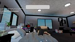 roblox - fucking a fan in hotel, he cums inside me