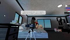 ロブロックスファンとホテルで中出しセックス！