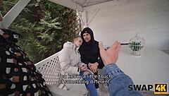 how did forest hike end in hard ffm threesome?