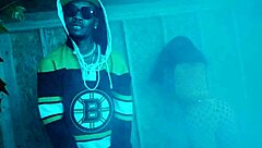 she's sucking daddy's cock like a popsicle in nasty gangbang