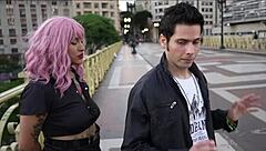 Police Woman Handcuffed and Fucked Hard by Street Thug