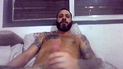 Jerk till burst with pierced nipples