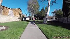 Money-hungry stepdaughter trades webcam sex for cash in taboo family hardcore