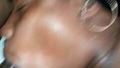 Boxing match with intense action