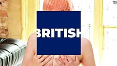 British teen feels intense pleasure during sloppy blowjob and tit wank in lingerie