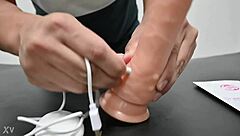 testing this huge chinese dildo machine with remote vibration and heating... it rides like a monster cock for insane orgasms 😈