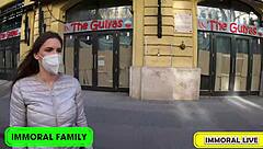 Horny Czech Brunette Taylee Woods Enjoys Threesome Adventure in Budapest