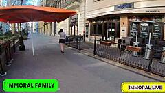 Horny Czech Brunette Taylee Woods Enjoys Threesome Adventure in Budapest