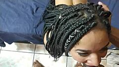 Ebony Amateur Gets Her Shaved Pussy Pounded By Big Black Cock Interracially