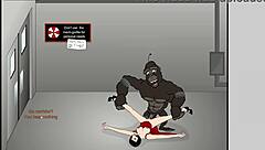 Ada Wong Licks Pussy with Pink Dildo!