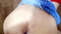 My best friend came over for some intense sex in her underwear.