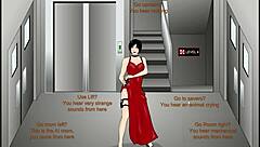 Ada Wong Licks Pussy with Pink Dildo!