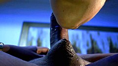 Me la trago toda - garganta profunda con bolas cum big cock monster cock deepthroat