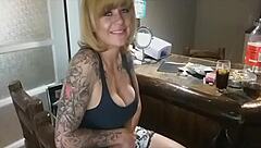 Hot foxy girl strips and masturbates for first time on camera