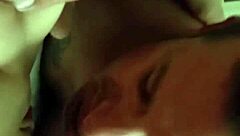 Her tattooed mouth perfectly matches my hairless cock for blowjob