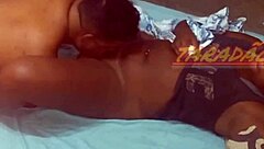 i dive into my ebony latina's pussy with deep licks and anal play
