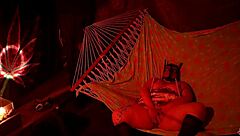 Saya sedang main jari lubang basah.