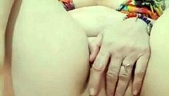 black anal toy session with blonde amateur