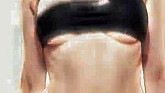 leticia the sexy model showcases her bikini in a photoshoot