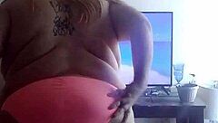 Ocean deep dance fun stripping with big tits and ass, clothes ripped off