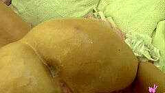 skinny kali takes toy in tight pussy and finger in butt 😏