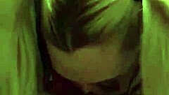 Breezy Breeze's Intense Amateur Blowjob as Pigtails MILF Teacher Bookworm Nerd in POV Couple Scene