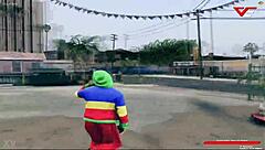 아카데미 플레이어들 네 발로 구부려 오럴 섹스 시킴