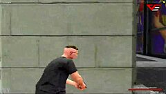 아카데미 플레이어들 네 발로 구부려 오럴 섹스 시킴