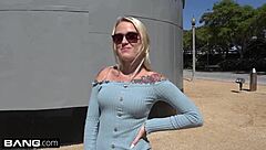 Teen Layla Love Flashes Pussy on Hike Then Fucks