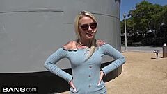 Teen Layla Love Flashes Pussy on Hike Then Fucks