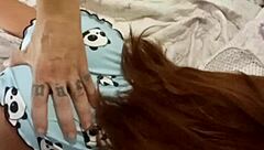 adoptive stepdaughter has threesome with stepfathers using sex toy outdoors