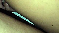 Sexy wife imagines double penetration in doggystyle homemade fucking on bed