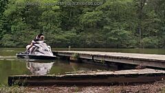 donnabella mortel poses in sexy bikini by freshwater