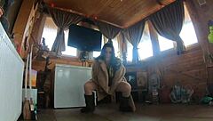 Cheating wife dances with husband's friend!