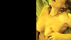 milf masturbates solo in vintage mirrors