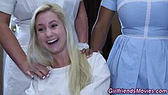 Redhead Feels Intense Pussy Rubbing