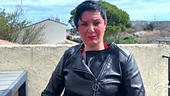 Nina french milf loves hard sex