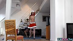 i'm a british milf in stockings jerkin' off a big cock, oops i mean jerking