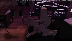 Whore in Roblox fucking big black cock?