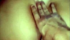 He fingers her ass while eating pussy