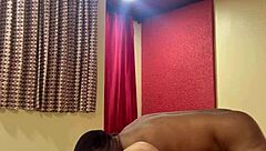 Watch as I share my chubby friend with my husband for a steamy interracial encounter