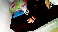 Black Guy Punishing the Slutty Wife of the Cuckold