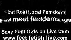 Stroke Your Cock to Our Perfect 18+ Feet?