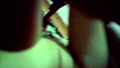 Latina girlfriend squirts during bent over sex